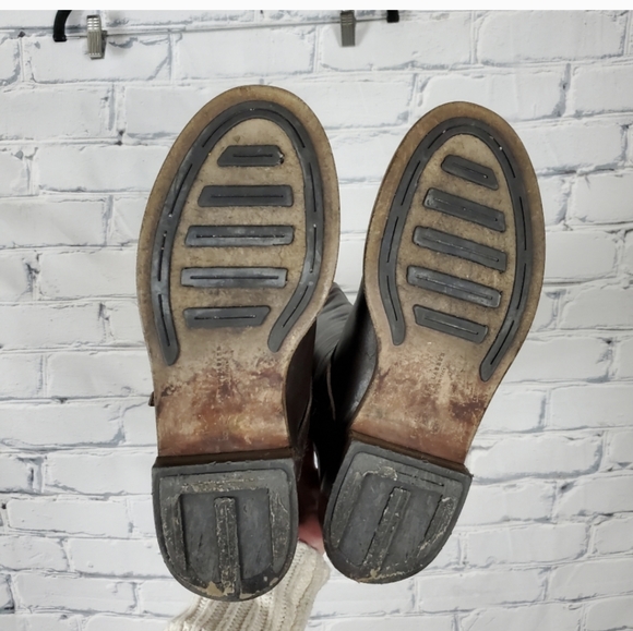 Ralph Lauren Black Label Brown Leather Riding Boots - Picture 3 of 9